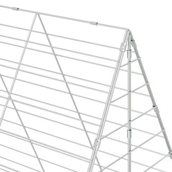 Hasenkäfig Silber 300 x 100 x 210 cm Verzinkter Stahl