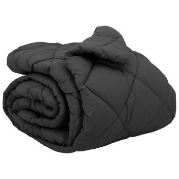 Winterbettdecke 200 x 240 cm 450 g/m² Anthrazit