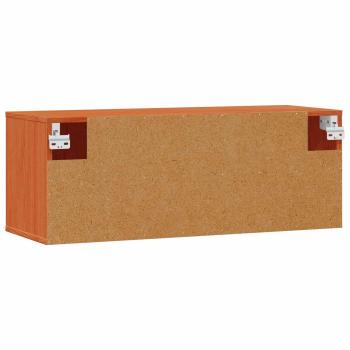 ARDEBO.de - Wandschrank Wachsbraun 80 x 30 x 30 cm Massives Kiefernholz