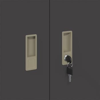 ARDEBO.de - Aufbewahrungsschrank mit Speicher Schwarz 90 x 40 x 70 cm