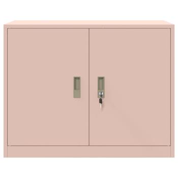 Aufbewahrungsschrank Rosa 90 x 40 x 70 cm Kaltgewalzter Stahl