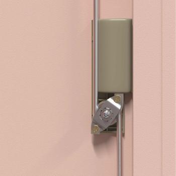 Aufbewahrungsschrank Rosa 90 x 40 x 70 cm Kaltgewalzter Stahl