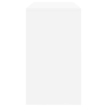 Aufbewahrungsschrank Weiß 90 x 40 x 70 cm Kaltgewalzter Stahl