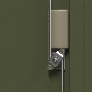 Aufbewahrungsschrank mit Speicher Olive Grün 90 x 40 x 90 cm