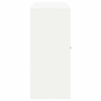 Aufbewahrungsschrank Weiß 90 x 40 x 90 cm Kaltgewalzter Stahl