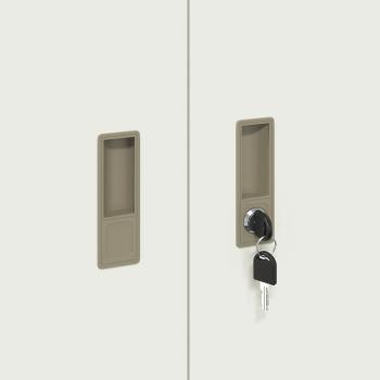 Aufbewahrungsschrank Weiß 90 x 40 x 90 cm Kaltgewalzter Stahl