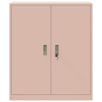 Aufbewahrungsschrank Rosa 90 x 40 x 105 cm Kaltgewalzter Stahl