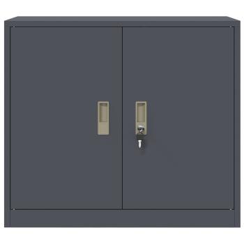 Aufbewahrungsschrank mit Speicher Anthrazit 80 x 40 x 70 cm