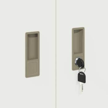 Aufbewahrungsschrank Weiß 80 x 40 x 70 cm Kaltgewalzter Stahl