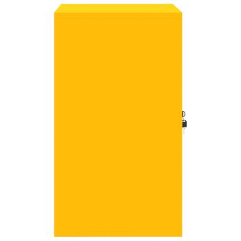 Aufbewahrungsschrank mit Speicher Senfgelb 60 x 40 x 70 cm