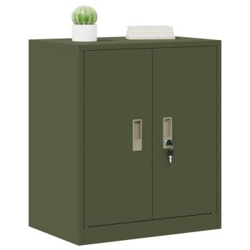 Aufbewahrungsschrank mit Speicher Olive Grün 60 x 40 x 70 cm