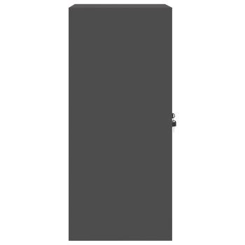 Aufbewahrungsschrank mit Speicher Schwarz 60 x 40 x 90 cm