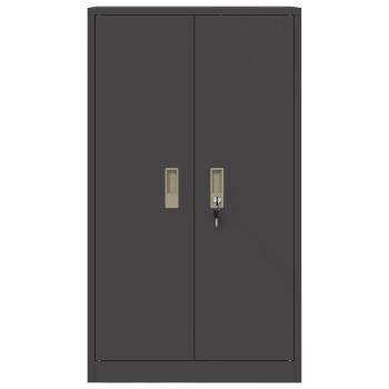 Aufbewahrungsschrank mit Speicher Schwarz 60 x 40 x 105 cm