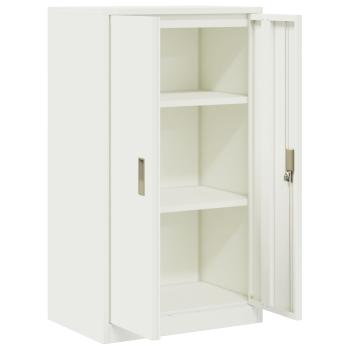 Aufbewahrungsschrank Weiß 60 x 40 x 105 cm Kaltgewalzter Stahl