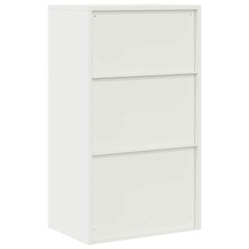 Aufbewahrungsschrank Weiß 60 x 40 x 105 cm Kaltgewalzter Stahl