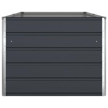 Pflanzkübel Anthrazit 195 x 100 x 45 cm Verzinkter Stahl