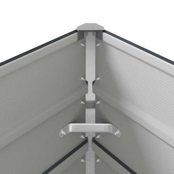 Pflanzkübel Anthrazit 195 x 100 x 45 cm Verzinkter Stahl