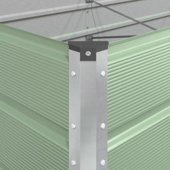 Pflanzkübel Pastellgrün 195 x 100 x 45 cm Verzinkter Stahl