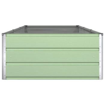 Pflanzkübel Pastellgrün 195 x 100 x 45 cm Verzinkter Stahl