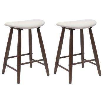 Esszimmerstühle 2 pcs Hellbraun 46 x 37 x 63 cm