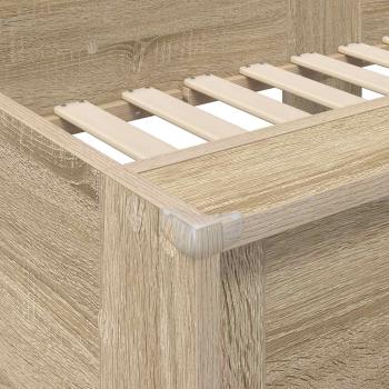 Etagenbett für Kinder Sonoma-Eiche 100 x 200 cm Holzwerkstoff