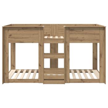 Etagenbett für Kinder Artisan-Eiche 100 x 200 cm Holzwerkstoff