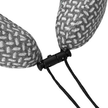 Kopfkissen mit Kissen Grau 30 x 28 x 14 cm Polyester