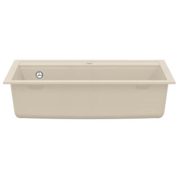 Waschbecken Beige 795 x 505 mm 80% Quarz und 20% Harz