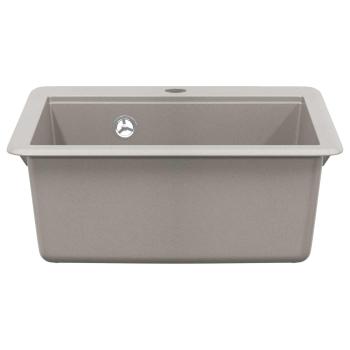 Waschbecken Grau 470 x 440 mm Granit