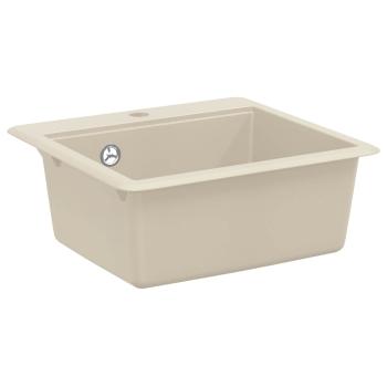 ARDEBO.de - Waschbecken Beige 470 x 440 mm Granit