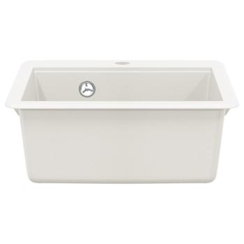 Waschbecken Weiß 470 x 440 mm Granit