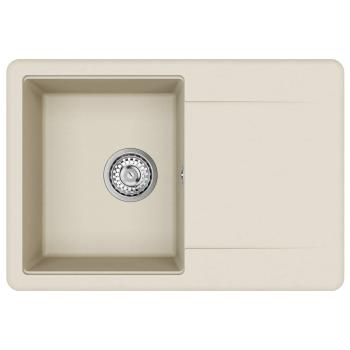 Waschbecken Beige 670 x 460 mm 80% Quarz und 20% Harz