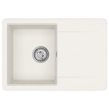 ARDEBO.de - Waschbecken Weiß 670 x 460 mm 80% Quarz und 20% Harz