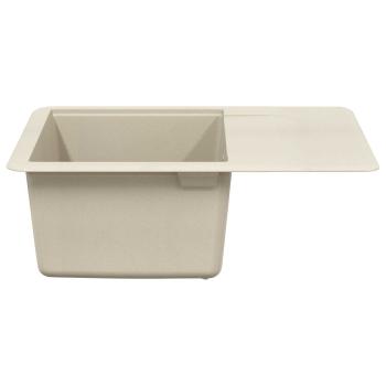 Waschbecken Beige 560 x 460 mm 80% Quarz und 20% Harz