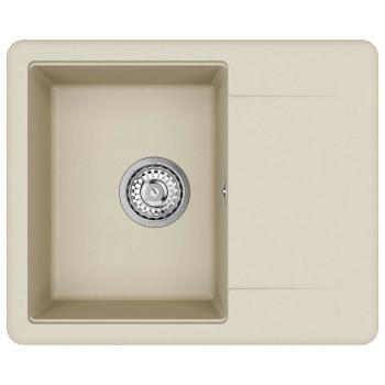 Waschbecken Beige 560 x 460 mm 80% Quarz und 20% Harz