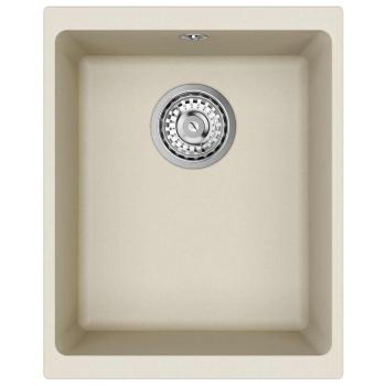 Waschbecken Beige 370 x 460 mm 80% Quarz und 20% Harz