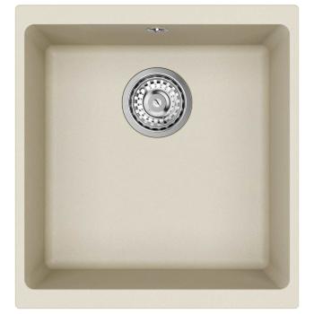 Waschbecken Beige 430 x 460 mm 80% Quarz und 20% Harz