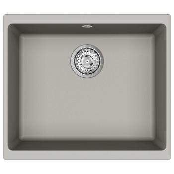 Waschbecken Grau 530 x 460 mm 80% Quarz und 20% Harz