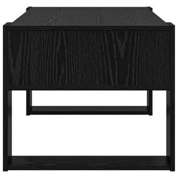 Couchtisch Schwarz Eichen-Optik 92 x 53 x 45 cm Holzwerkstoff