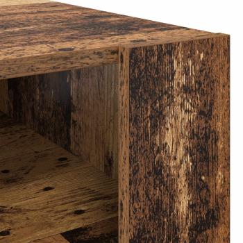 ARDEBO.de - Couchtisch mit Speicher Altholz 92 x 53 x 45 cm Holzwerkstoff