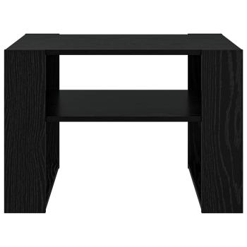 Couchtisch Schwarz Eichen-Optik 66 x 53 x 45 cm Holzwerkstoff