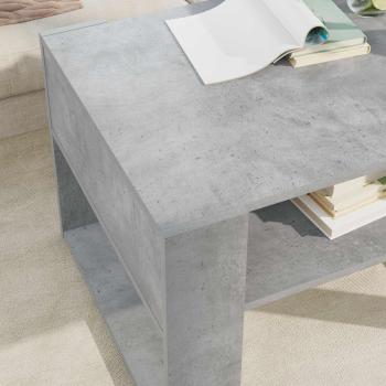 Couchtisch Beton Grau 66 x 53 x 45 cm Holzwerkstoff