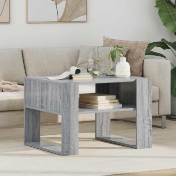 ARDEBO.de - Couchtisch Graues Sonoma 66 x 53 x 45 cm Holzwerkstoff