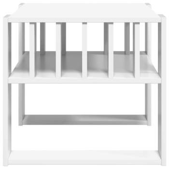 Couchtisch Weiß 66 x 49,5 x 45 cm Holzwerkstoff