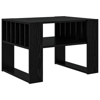 Couchtisch Schwarz Eichen-Optik 66 x 49,5 x 45 cm Holzwerkstoff