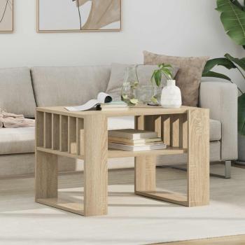ARDEBO.de - Couchtisch Sonoma-Eiche 66 x 49,5 x 45 cm Holzwerkstoff