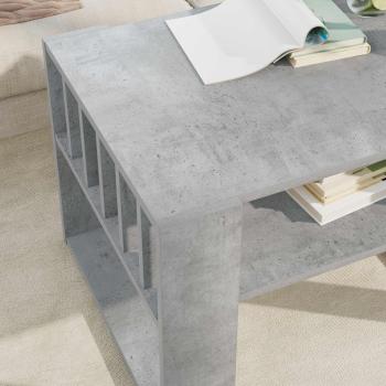 Couchtisch Beton Grau 66 x 49,5 x 45 cm Holzwerkstoff