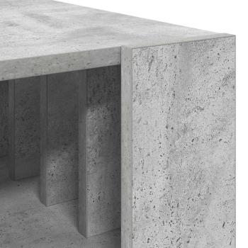 Couchtisch Beton Grau 66 x 49,5 x 45 cm Holzwerkstoff