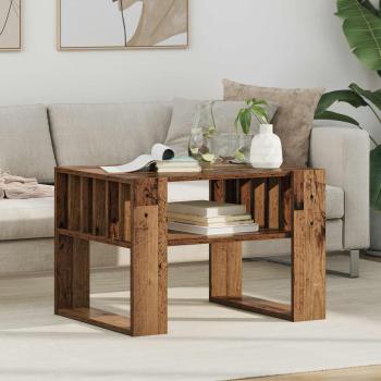 ARDEBO.de - Couchtisch Altholz 66 x 49,5 x 45 cm Holzwerkstoff