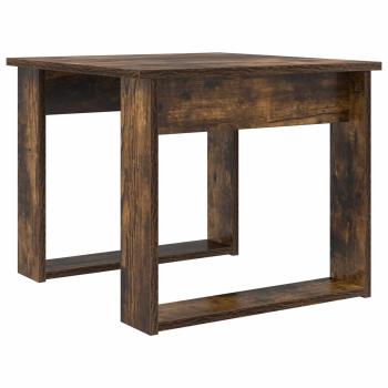 Kaffeetisch Set 2 pcs Geräucherte Eiche Holzwerkstoff
